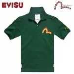 evisu coton tee shirt hommes 2019U tendance japan fiery dragon vert